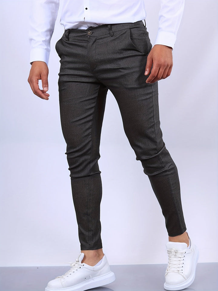 Men's Skinny-Fit Chino Pants - Comfortable Stretch Fabric