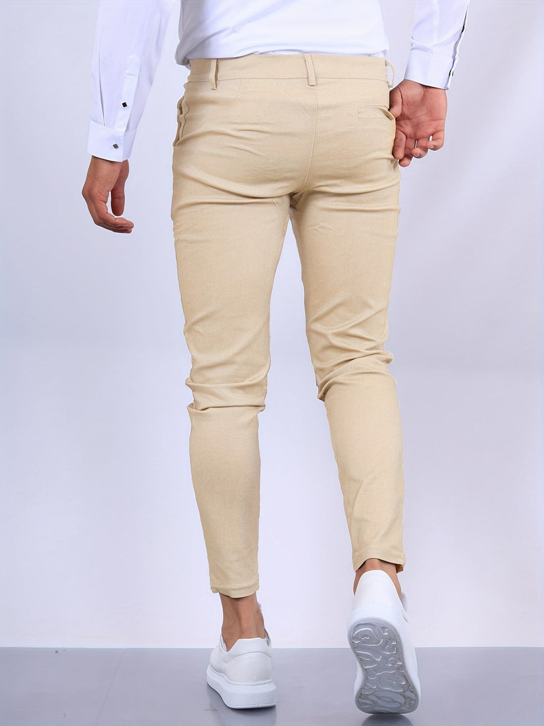Men's Skinny-Fit Chino Pants - Comfortable Stretch Fabric