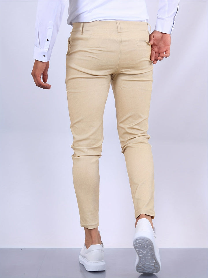 Men's Skinny-Fit Chino Pants - Comfortable Stretch Fabric