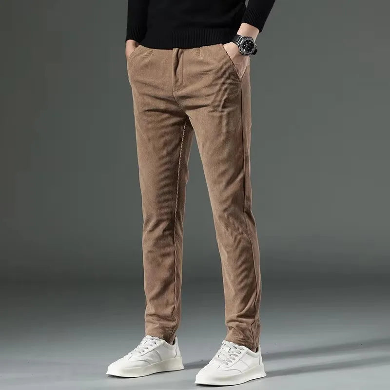 Men's Slim Fit Chino Pants - Business Casual