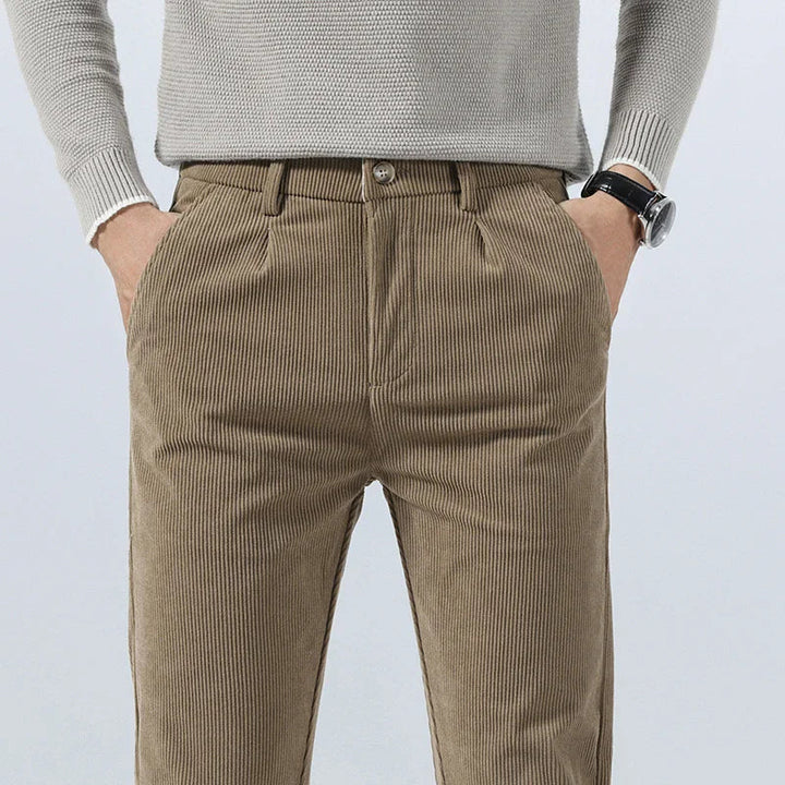 Men's Slim Fit Cotton Pants - Everyday Casual