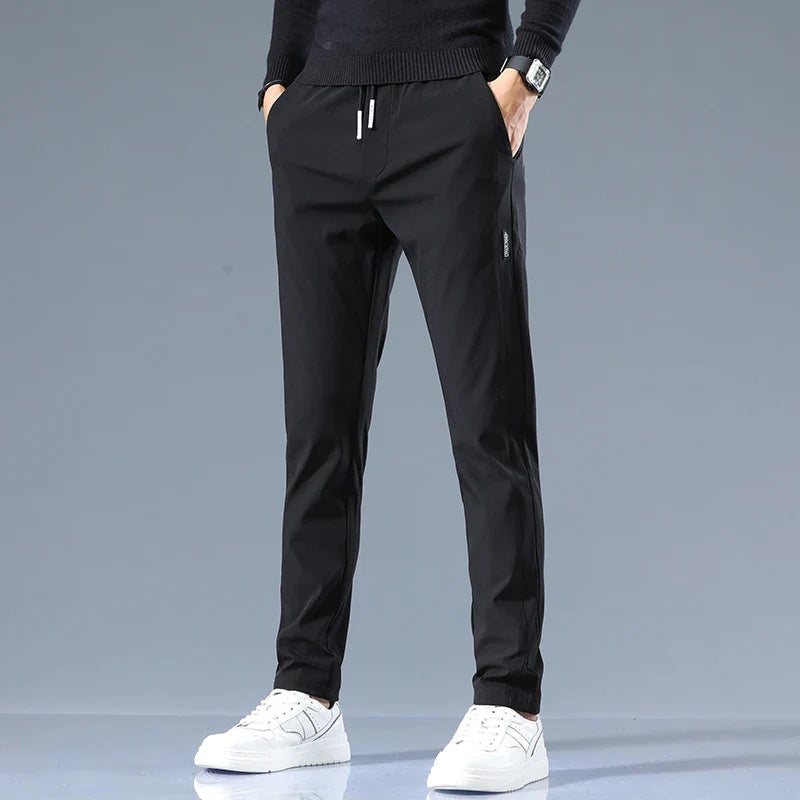 Men's Slim Fit Cotton Pants - Everyday Casual