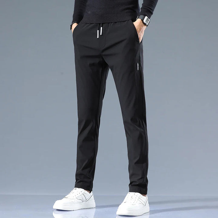 Men's Slim Fit Cotton Pants - Everyday Casual