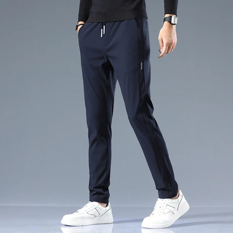 Men's Slim Fit Cotton Pants - Everyday Casual