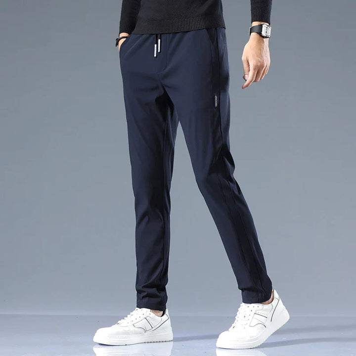 Men's Slim Fit Cotton Pants - Everyday Casual