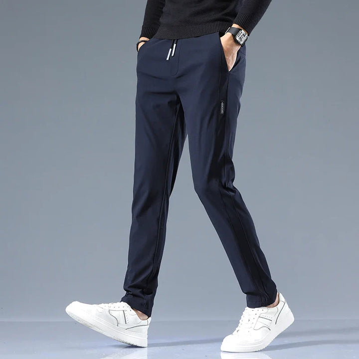 Men's Slim Fit Cotton Pants - Everyday Casual
