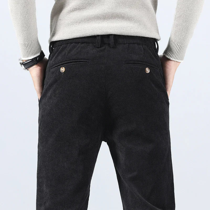 Men's Slim Fit Cotton Pants - Everyday Casual
