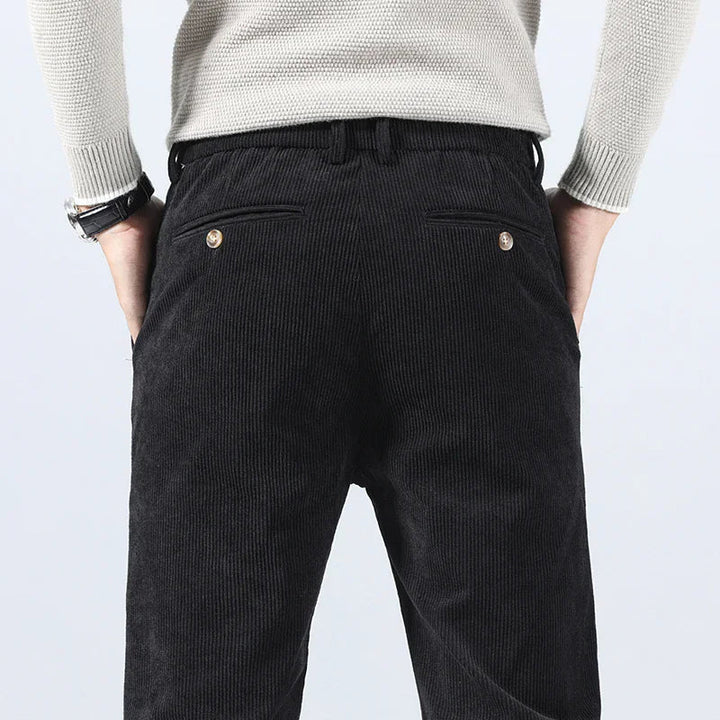 Men's Slim Fit Cotton Pants - Everyday Casual
