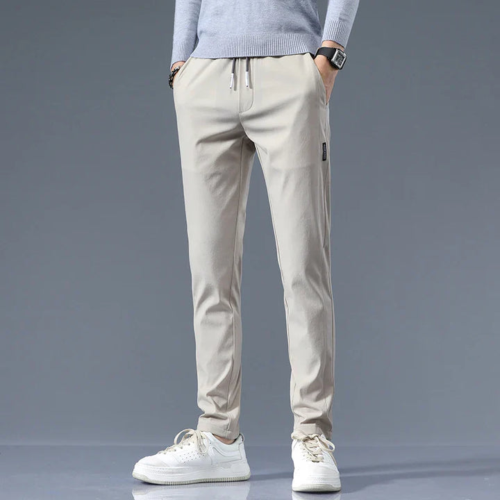 Men's Slim Fit Cotton Pants - Everyday Casual