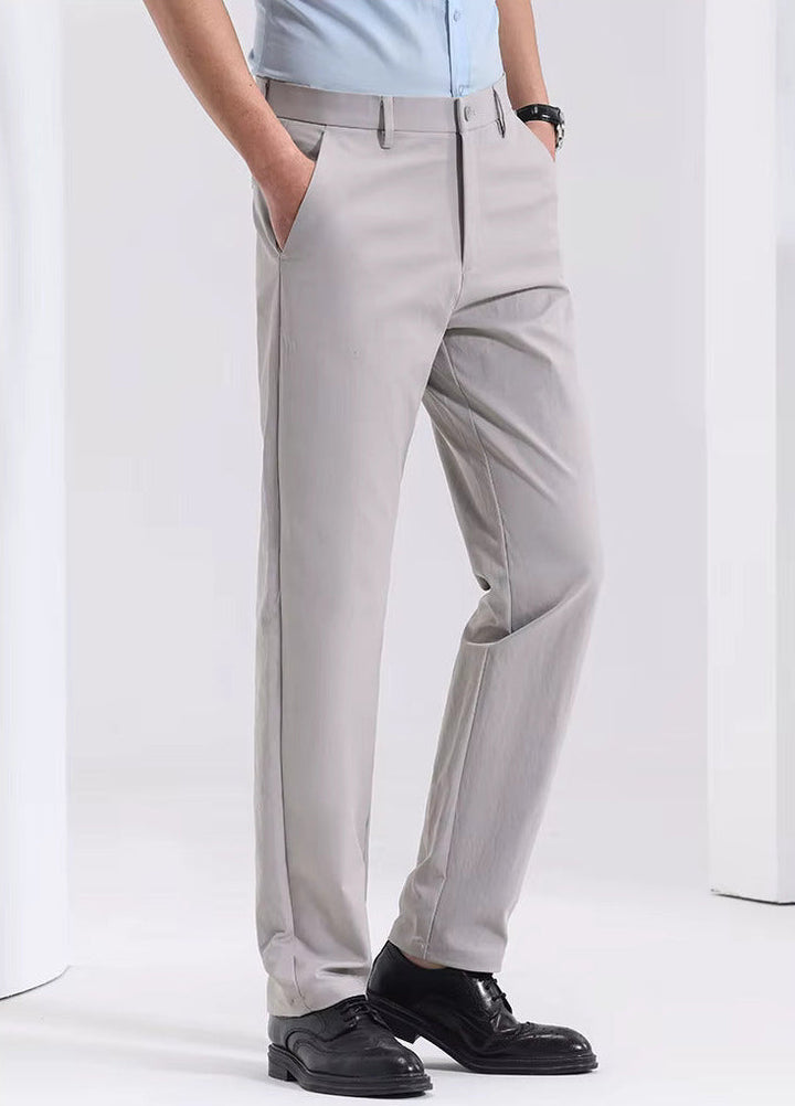 Men's Slim Fit Cotton Trousers - Everyday Casual