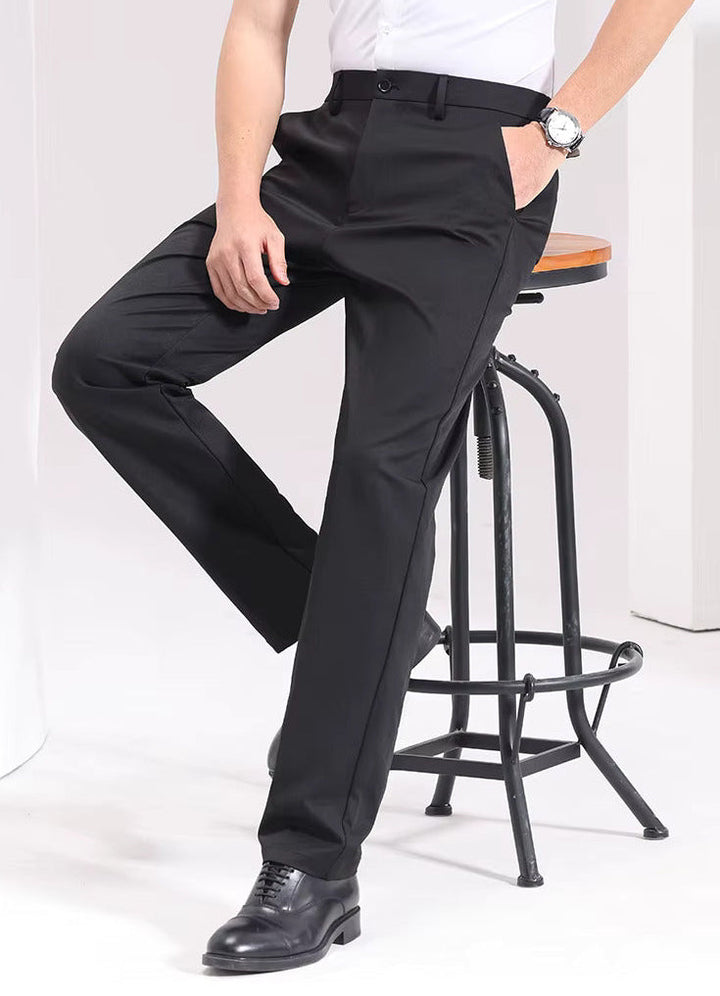 Men's Slim Fit Cotton Trousers - Everyday Casual