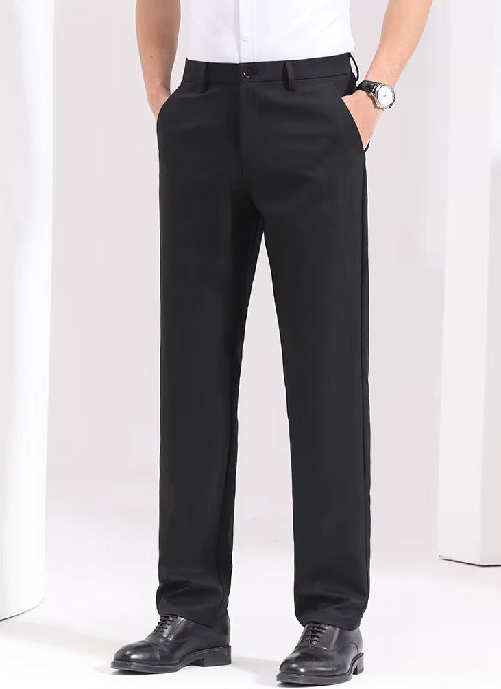 Men's Slim Fit Cotton Trousers - Everyday Casual