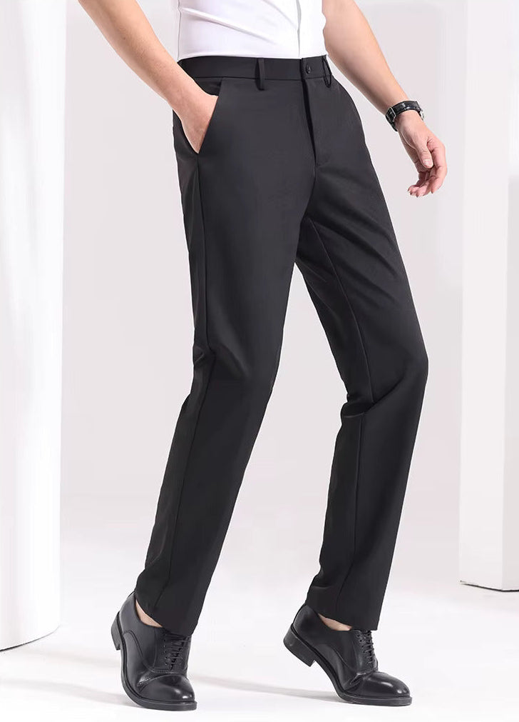 Men's Slim Fit Cotton Trousers - Everyday Casual