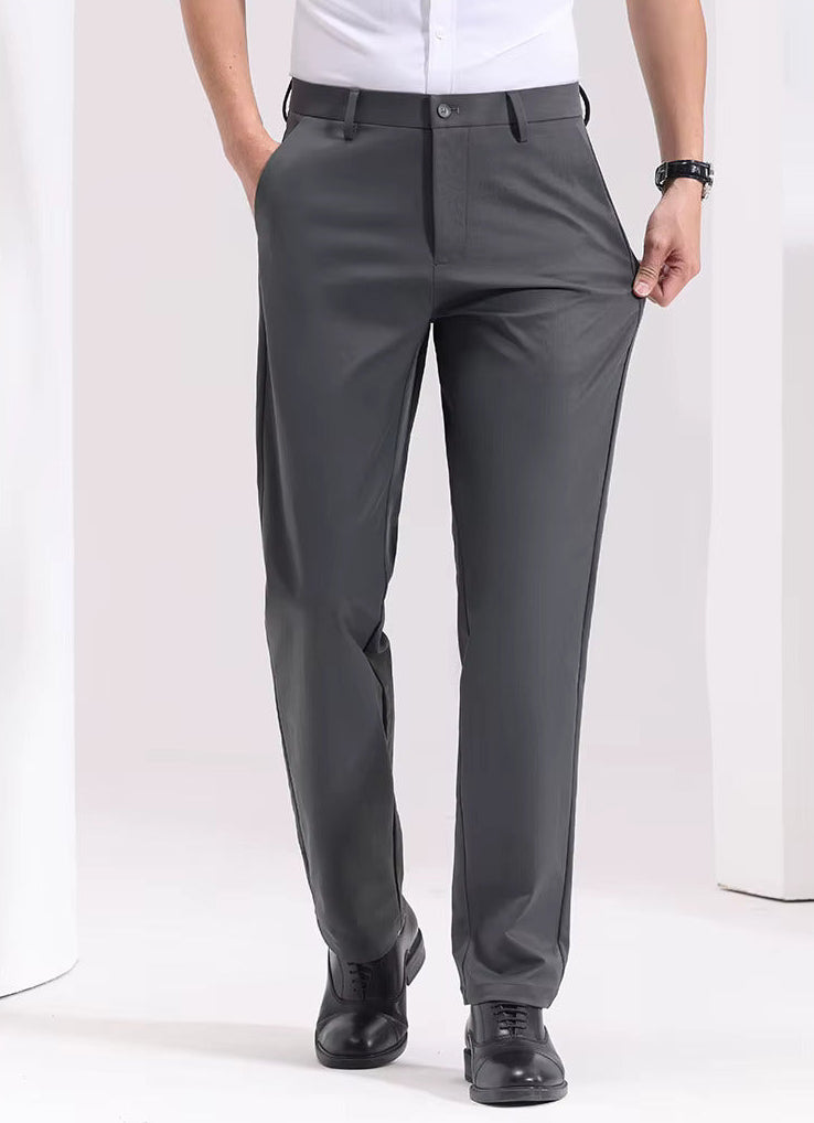 Men's Slim Fit Cotton Trousers - Everyday Casual