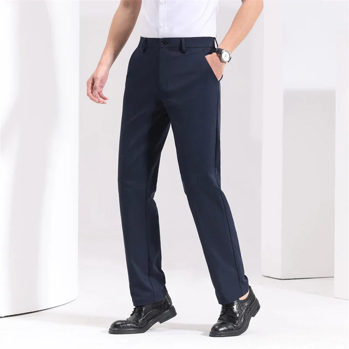 Men's Slim Fit Cotton Trousers - Everyday Casual