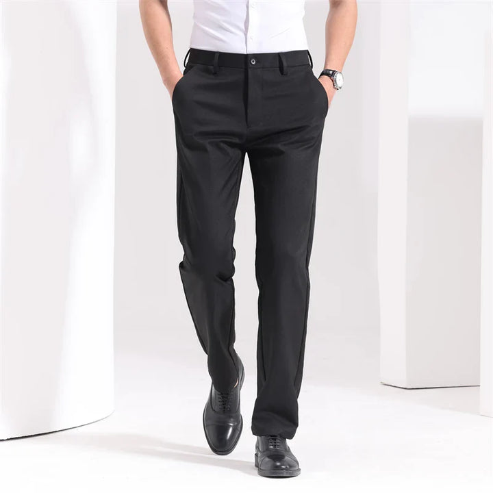 Men's Slim Fit Cotton Trousers - Everyday Casual