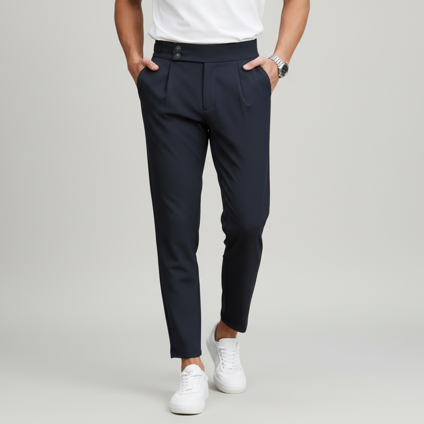 Men's Slim Fit Stretch Dress Pants - Sandy Bay Style