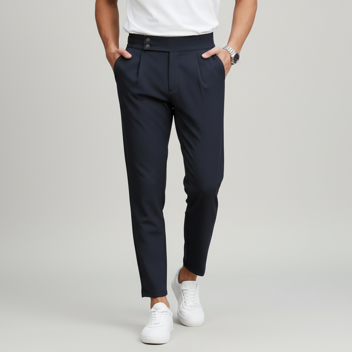 Men's Slim Fit Stretch Dress Pants - Sandy Bay Style