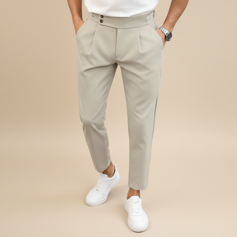 Men's Slim Fit Stretch Dress Pants - Sandy Bay Style
