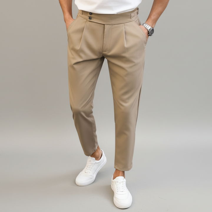Men's Slim Fit Stretch Dress Pants - Sandy Bay Style