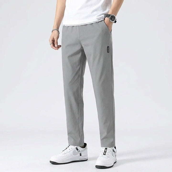 Men's Sporty Jogging Pants with Drawstring