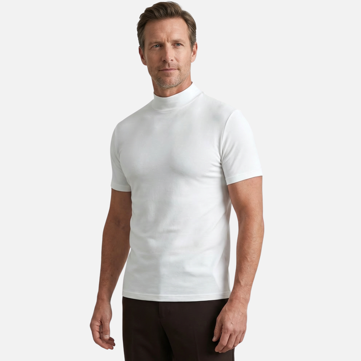 Men's Stretch Round Neck T-Shirt - Flexible Fit