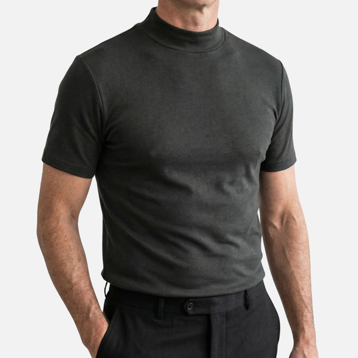 Men's Stretch Round Neck T-Shirt - Flexible Fit