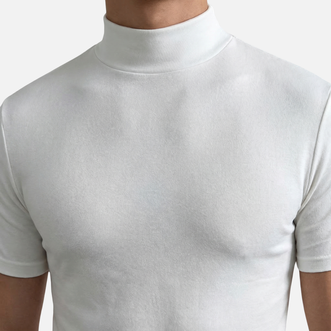 Men's Stretch Round Neck T-Shirt - Flexible Fit