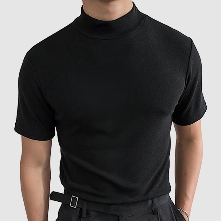 Men's Stretch Round Neck T-Shirt - Flexible Fit