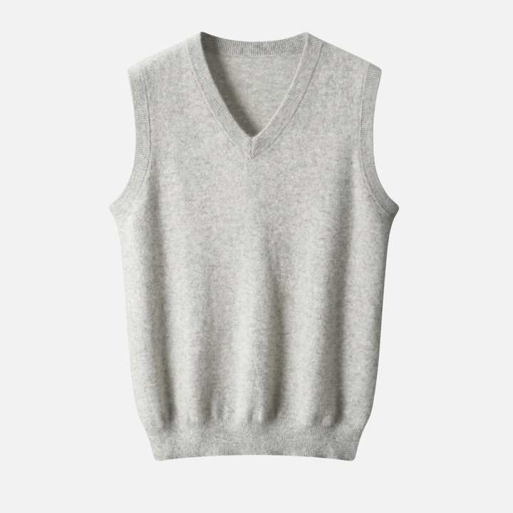 Men's V-Neck Merino Wool Vest