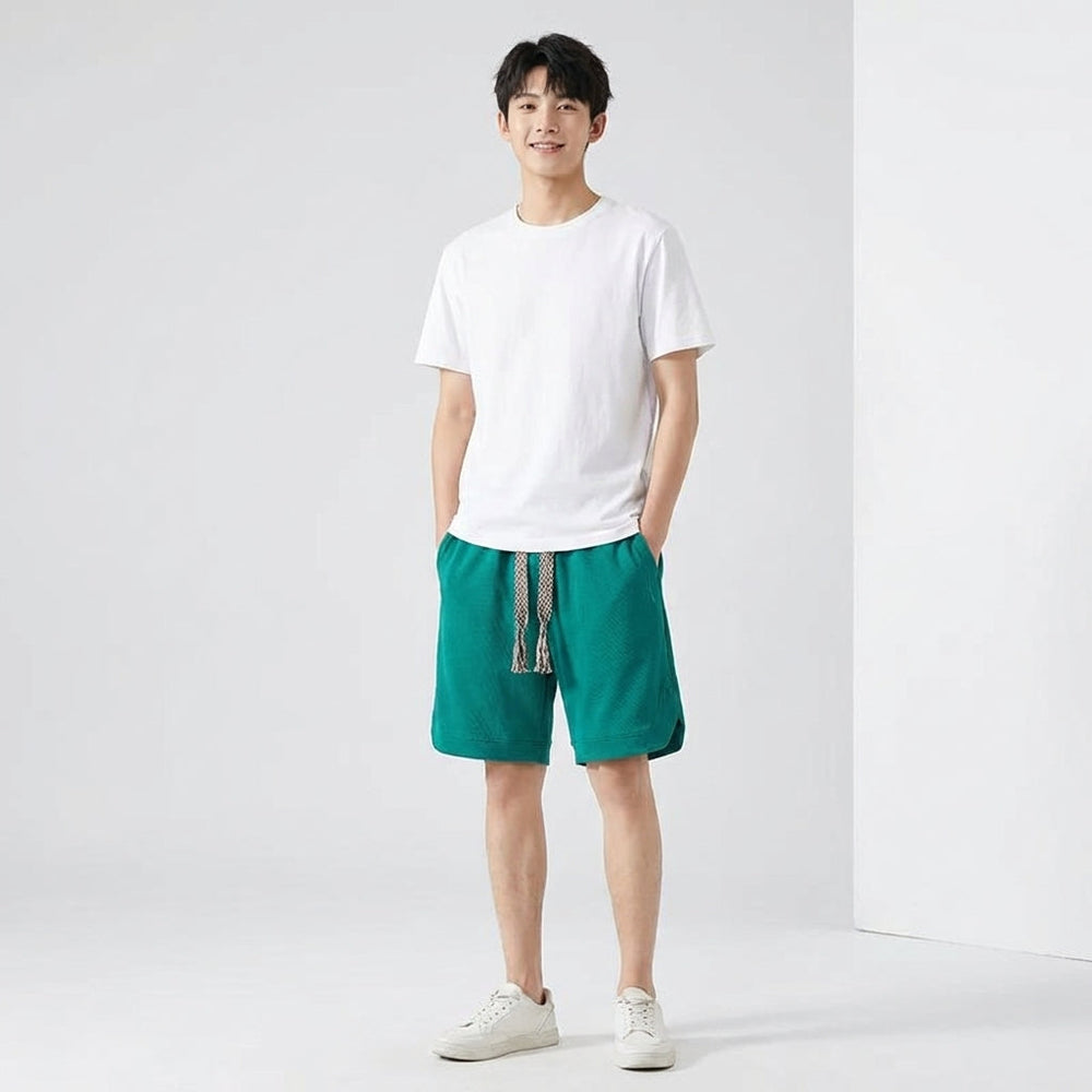 Men's Waffle Knit Lounge Shorts
