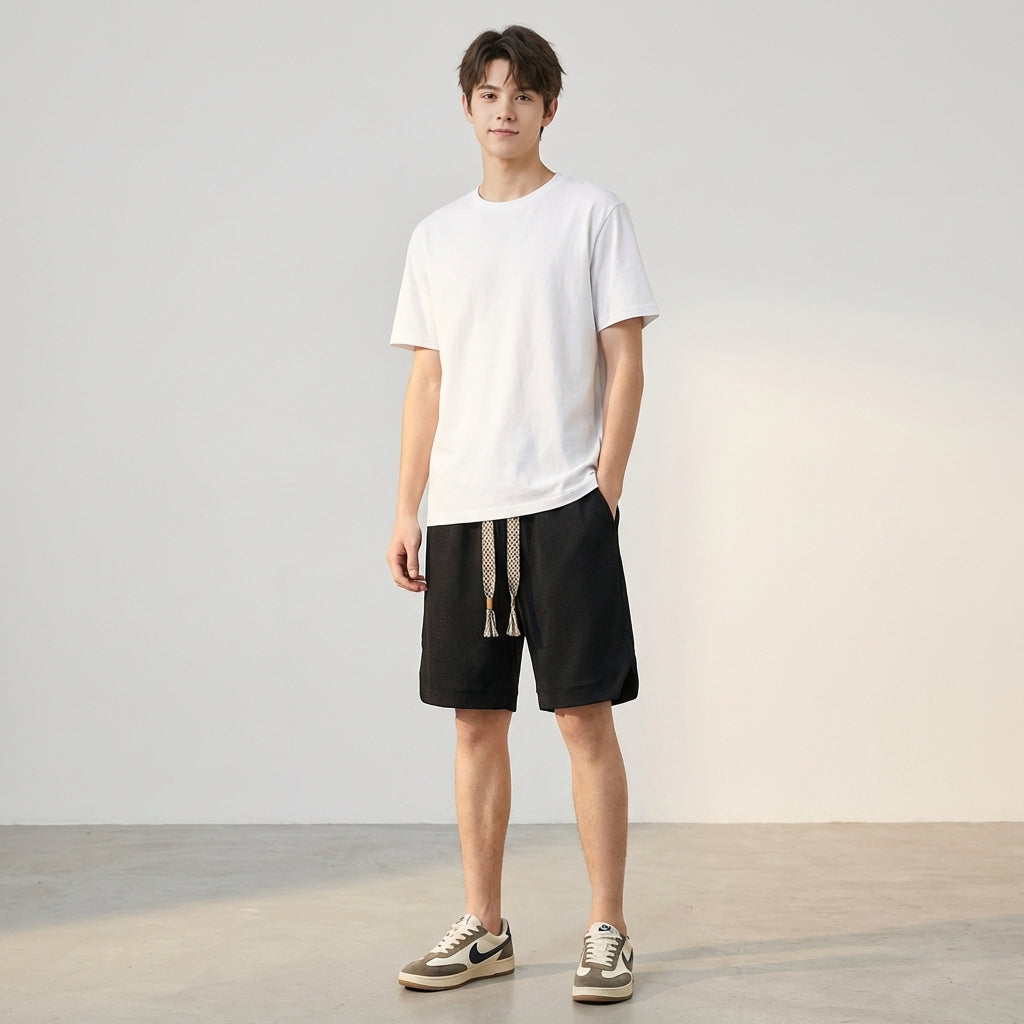 Men's Waffle Knit Lounge Shorts