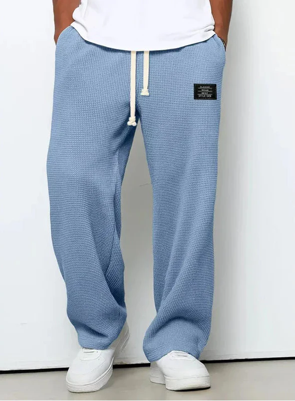 Men's Waffle Knit Pants - Relaxed Fit