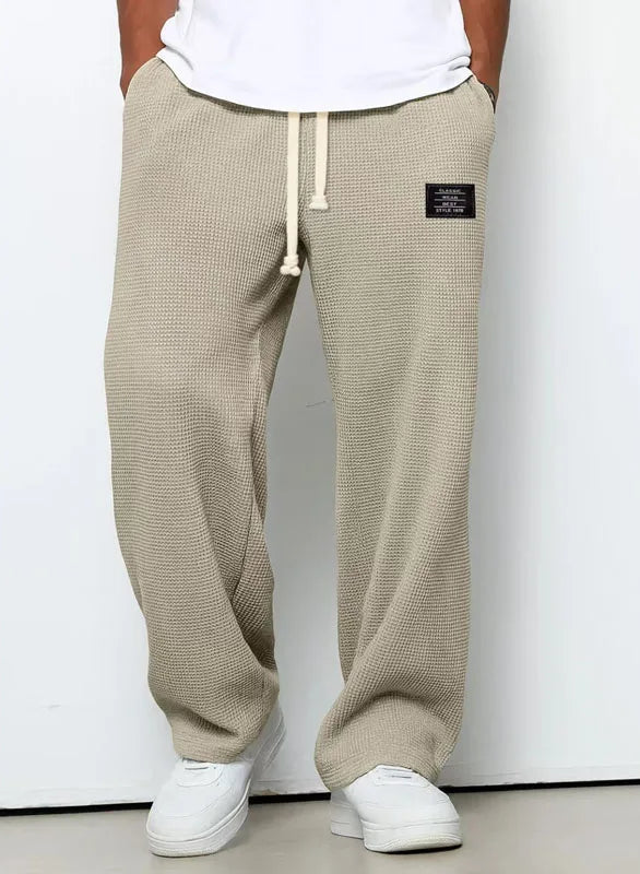 Men's Waffle Knit Pants - Relaxed Fit