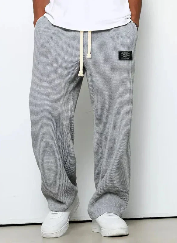 Men's Waffle Knit Pants - Relaxed Fit