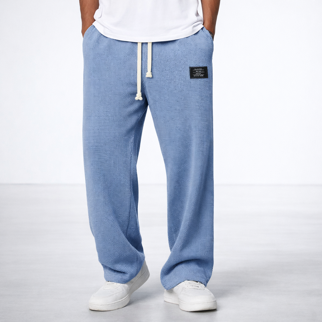 Men's Waffle Knit Pants - Relaxed Fit