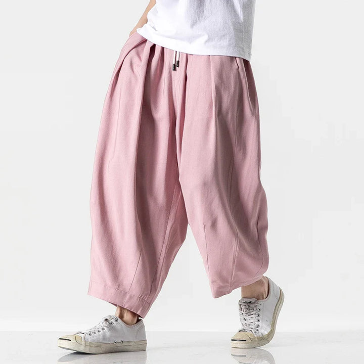 Men's Wide-Leg Sweatpants - Relaxed Fit Casual