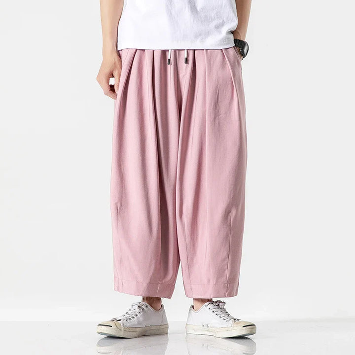 Men's Wide-Leg Sweatpants - Relaxed Fit Casual