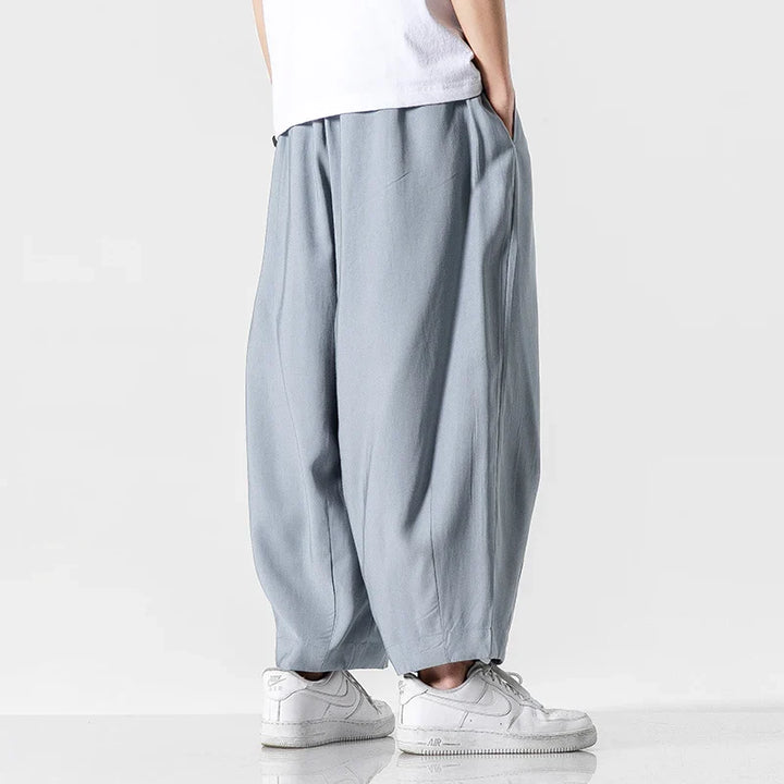 Men's Wide-Leg Sweatpants - Relaxed Fit Casual