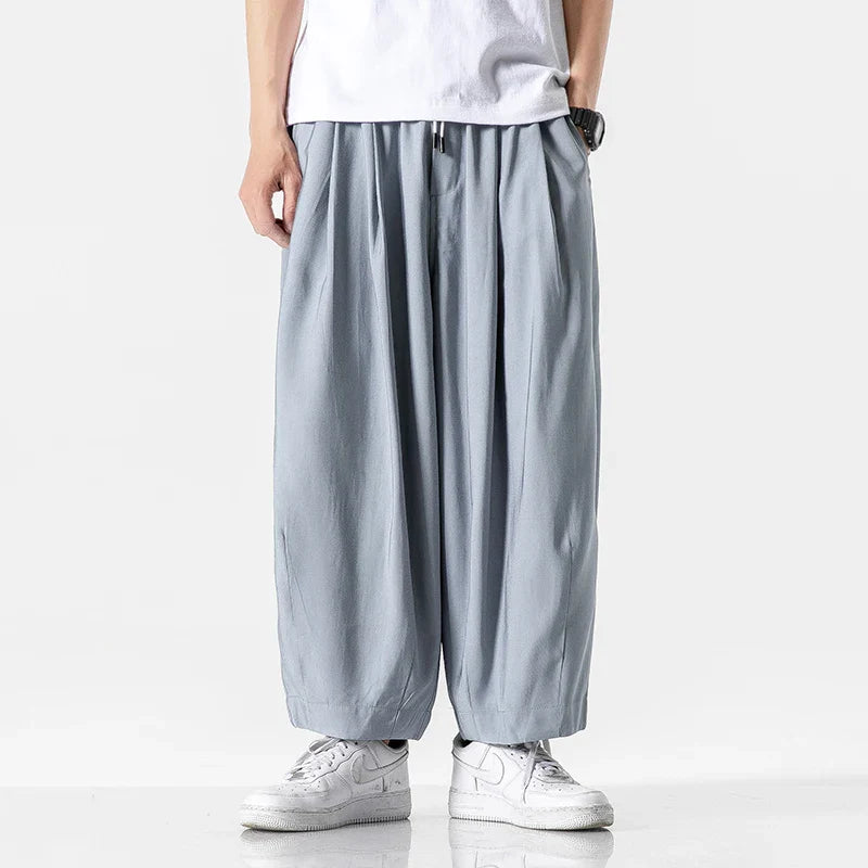 Men's Wide-Leg Sweatpants - Relaxed Fit Casual