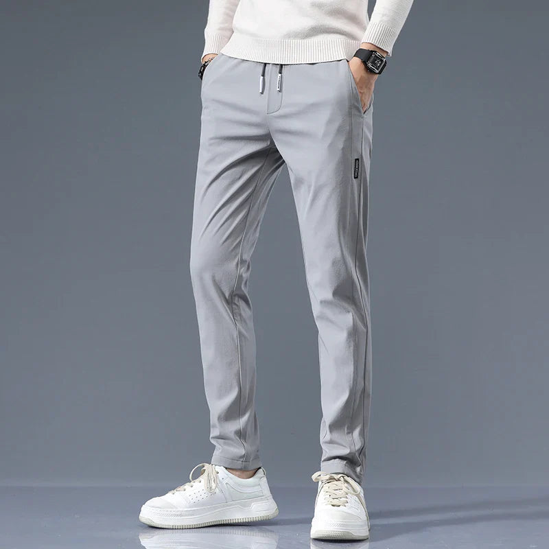 Men's Slim Fit Cotton Pants - Everyday Casual
