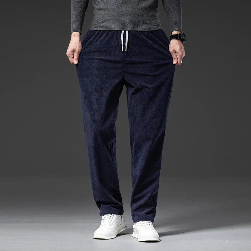 Men's Corduroy Pants - Relaxed Fit Casual