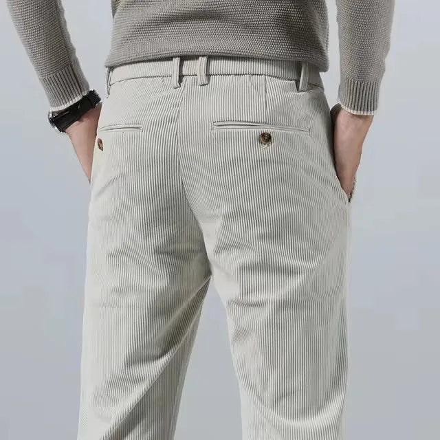Men's Slim Fit Chino Pants - Business Casual