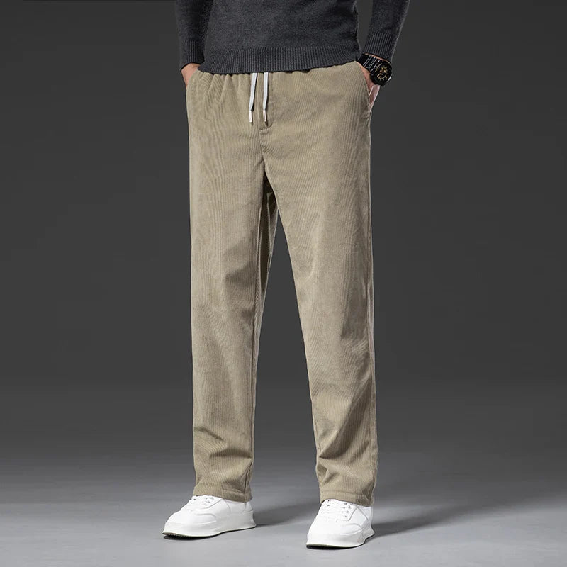 Men's Corduroy Pants - Relaxed Fit Casual