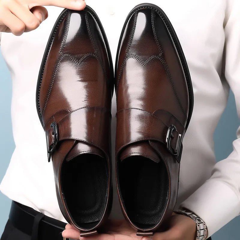 Men's Leather Dress Shoes - Formal Occasion