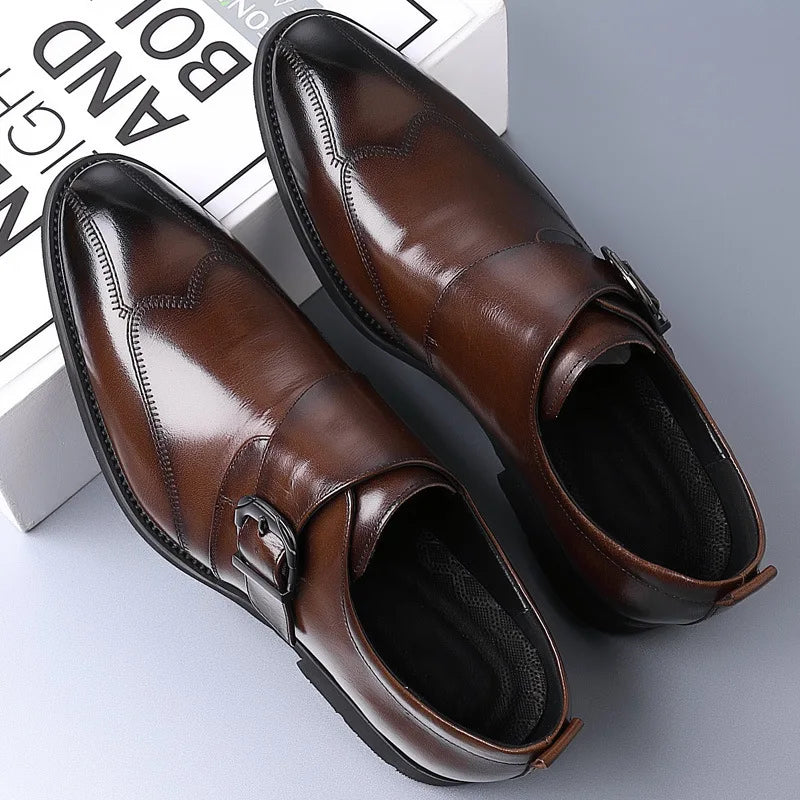 Men's Leather Dress Shoes - Formal Occasion