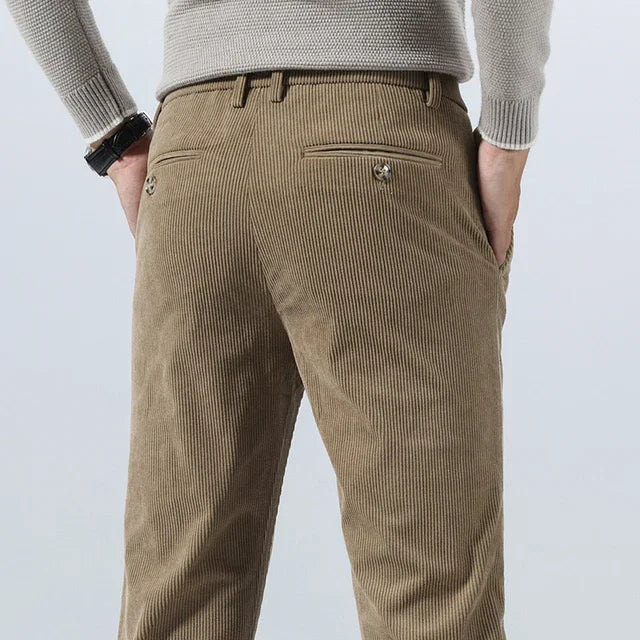 Men's Slim Fit Cotton Pants - Everyday Casual