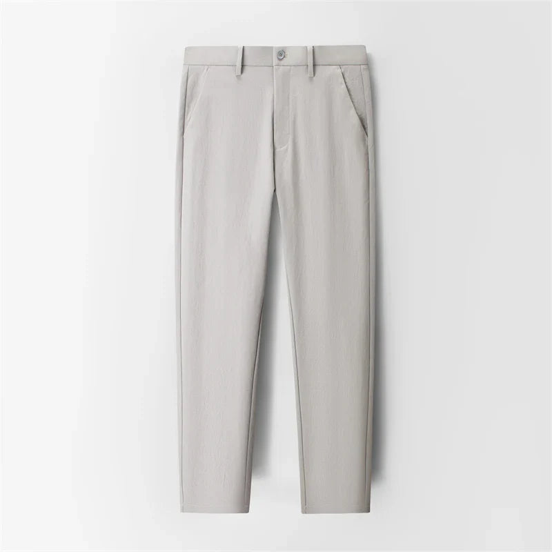 Men's Slim Fit Cotton Trousers - Everyday Casual