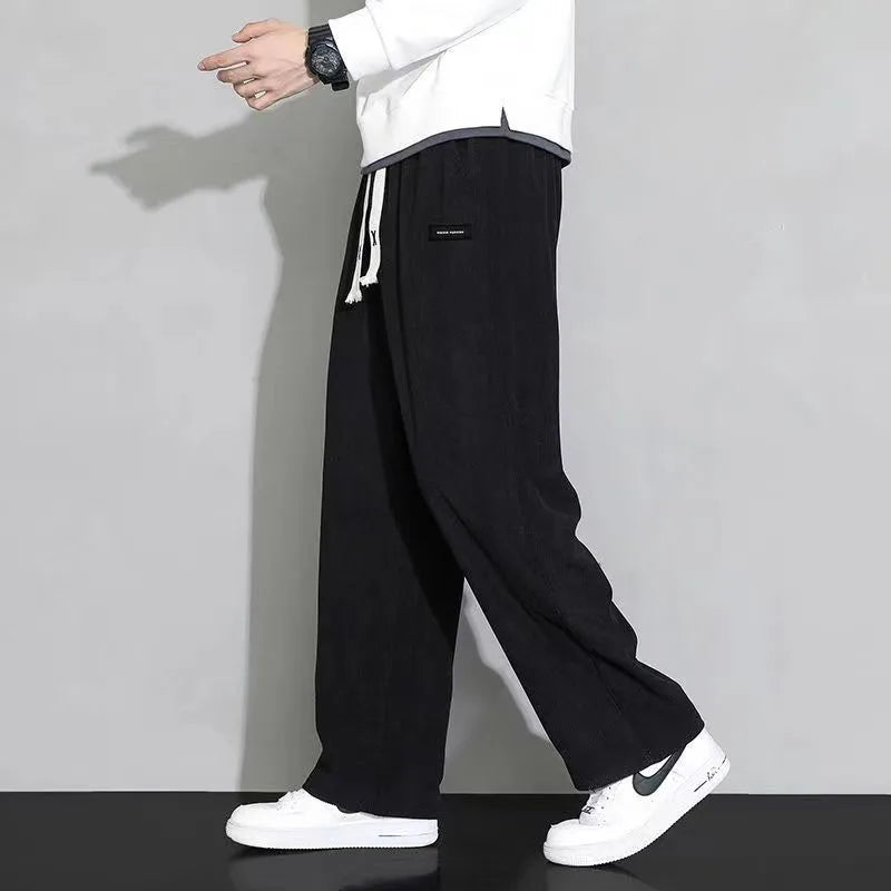 Men's Corduroy Sweatpants - Relaxed Fit Everyday Wear
