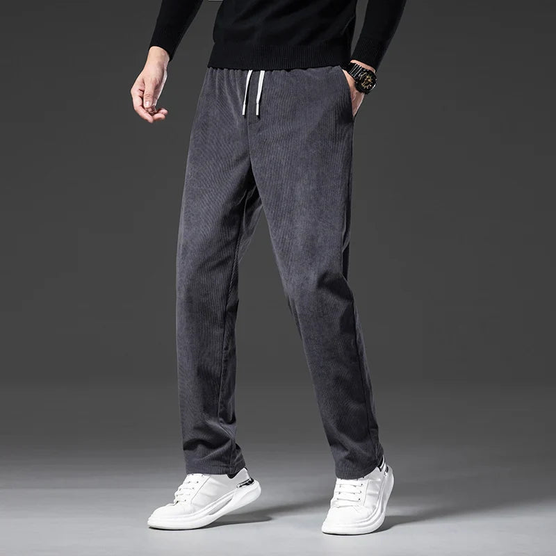 Men's Corduroy Pants - Relaxed Fit Casual